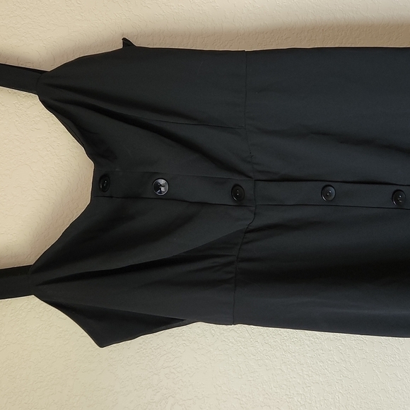 Peach Love Black Dress, Medium - Picture 2 of 6